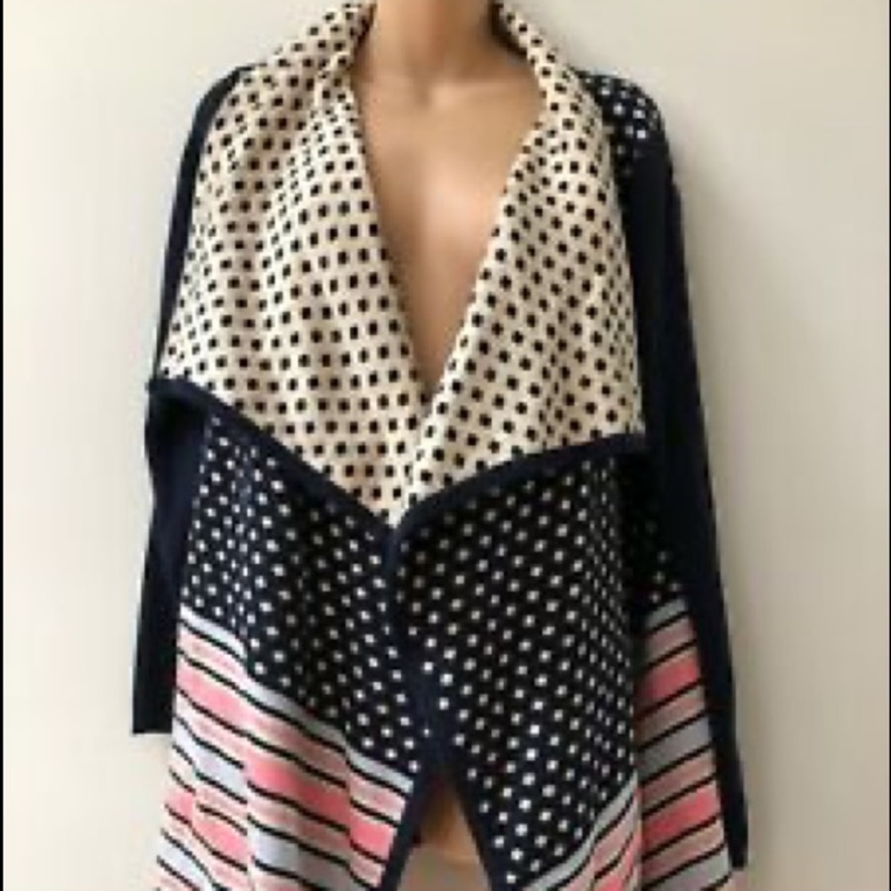 THML patterned Navy Cardigan